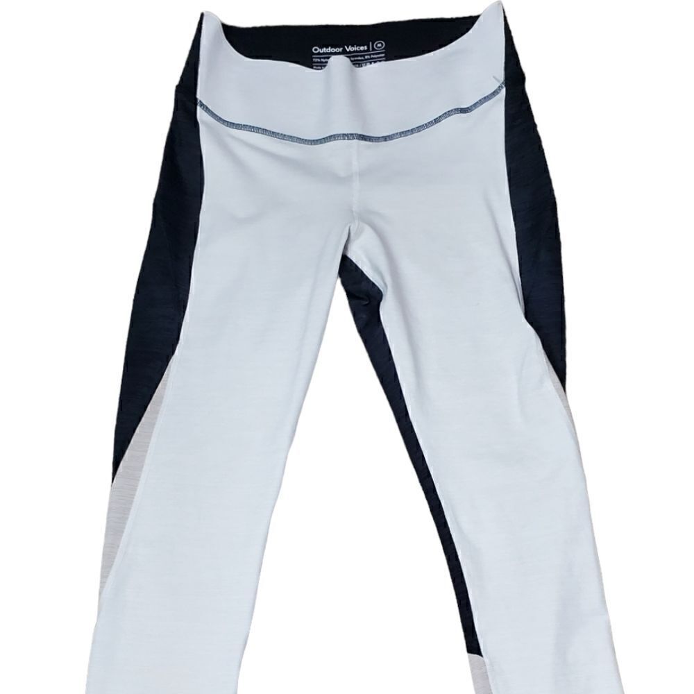 Outdoor Voices Black, White & Oatmeal Leggings